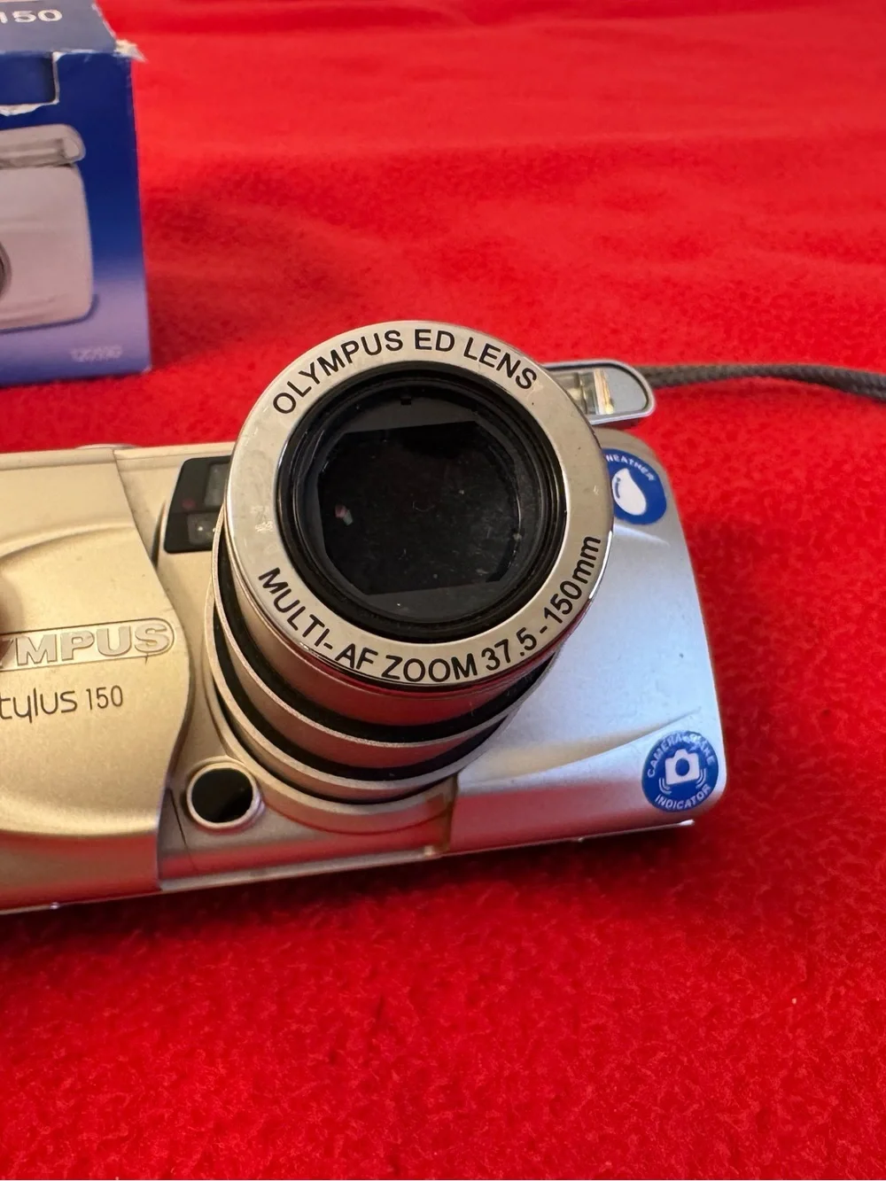 Olympus Stylus 150  Film Camera All Weather Zoom 37.5-150mm *TESTED Works